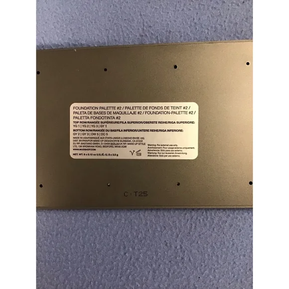 MUD Make-up designory Gold Multi-color Foundation Palette NEW - Picture 7 of 15